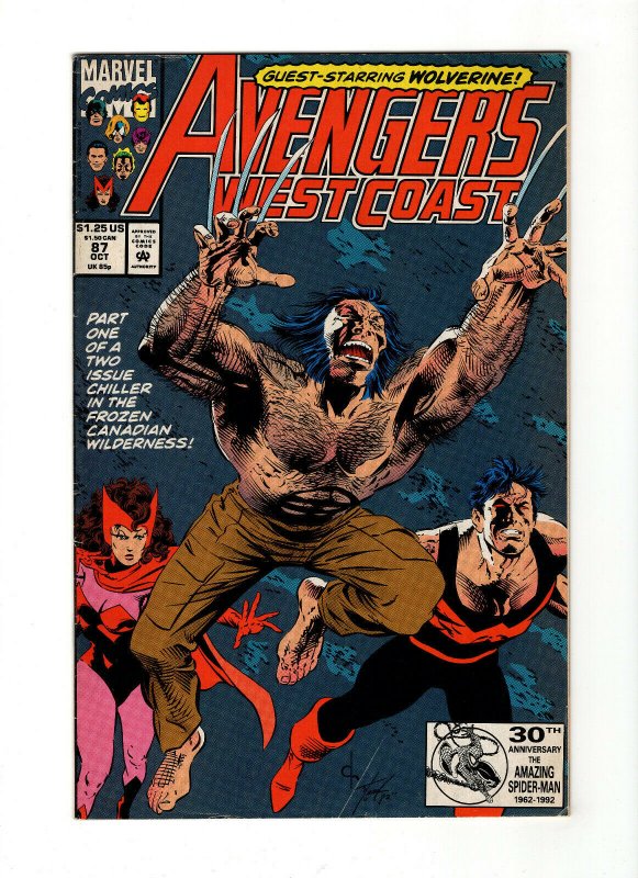 Avengers West Coast #87 (1992, Marvel)  