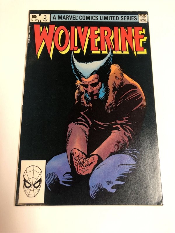 Wolverine Mini (1982) # 3 (VF+) 1st Solo Wolverine By Frank Miller & Claremont 