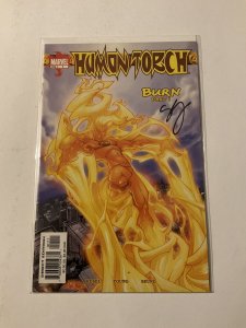 Human Torch 1 Near Mint Nm Signed Young Marvel