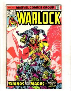 Warlock # 10 VF Marvel Comic Book Thanos Avengers Hulk Thor Iron Man Drax JL16