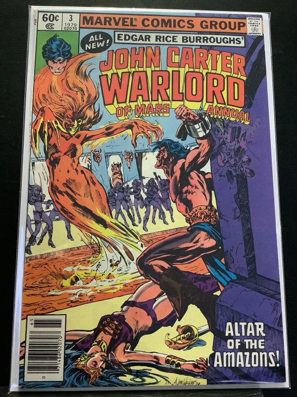 John Carter Warlord of Mars Annual #3 (1979)