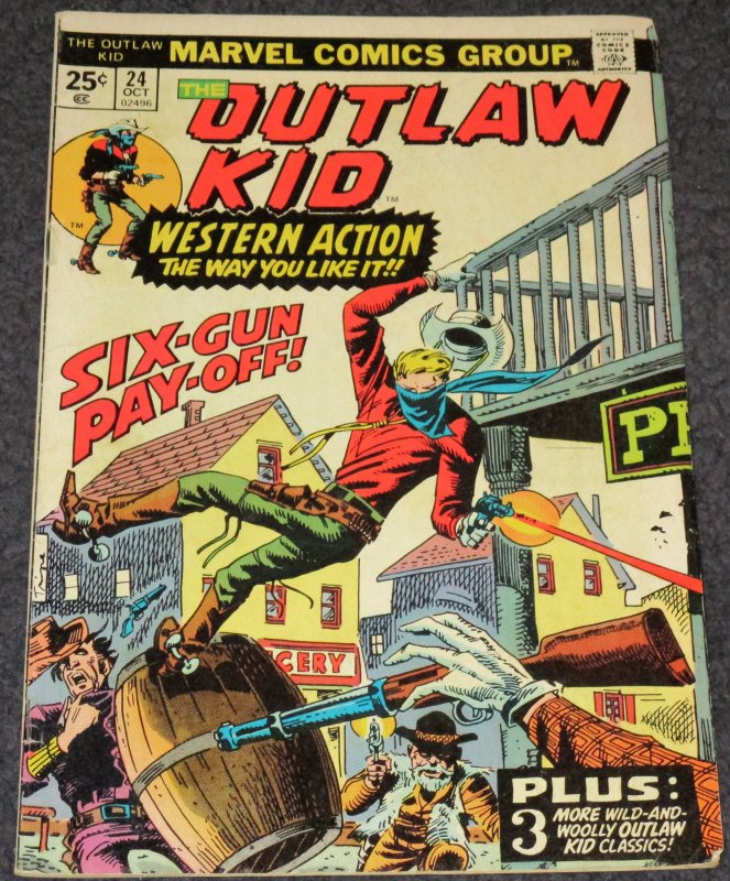 Outlaw Kid #24 -1974