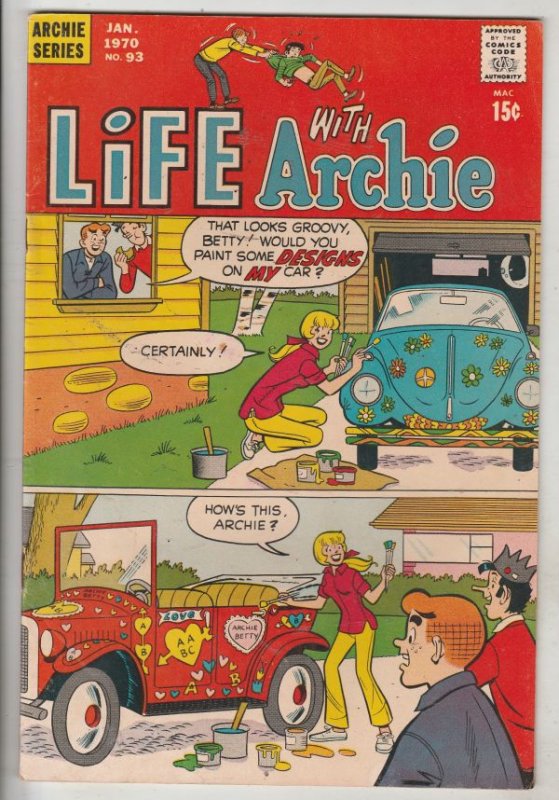 Life with Archie #92 (Dec-69) VF/NM+ High-Grade Archie, Jughead, Betty, Veron...