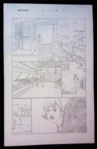 Marvel Age Hulk  #3  pg 7  Alex Sanchez Pencil  Art  2004