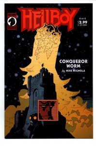 Hellboy Conqueror Worm 1 2 3 & 4 Complete Set - 2001 - NM 