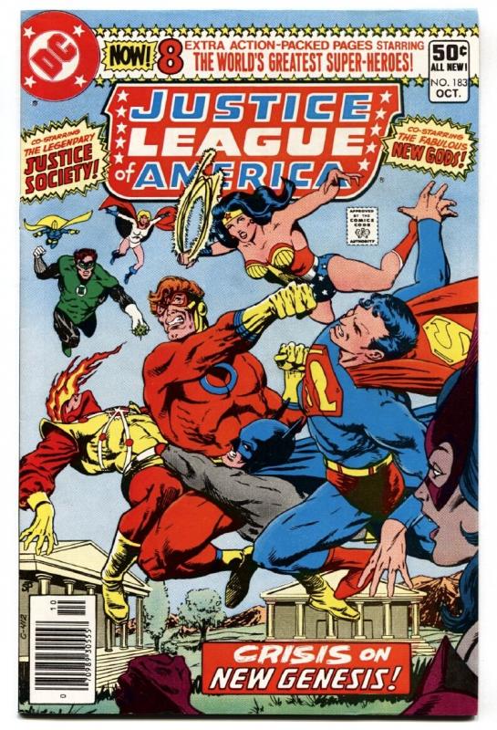 JUSTICE LEAGUE OF AMERICA #183-comic book-DARKSEID APPEARS!!