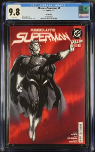 ABSOLUTE SUPERMAN #1 DC COMICS 2025 JIM LEE 3RD PRINT VARIANT CGC 9.8 NM