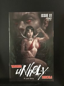 Vampirella/Dracula: Unholy #1 (2021) Lucio Parrillo cover art