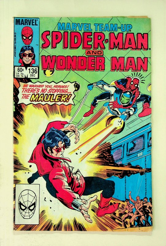 Marvel Team-Up #136 - Spider-Man and Wonder Man (Dec 1983, Marvel) - G/VG