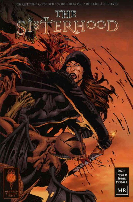 Sisterhood, The #3 VG ; Archaia | low grade comic Exorcist Nuns vs Demons Last I