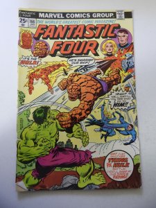 Fantastic Four #166 (1976) FN+ Condition MVs intact manufactured w/ 4 staples
