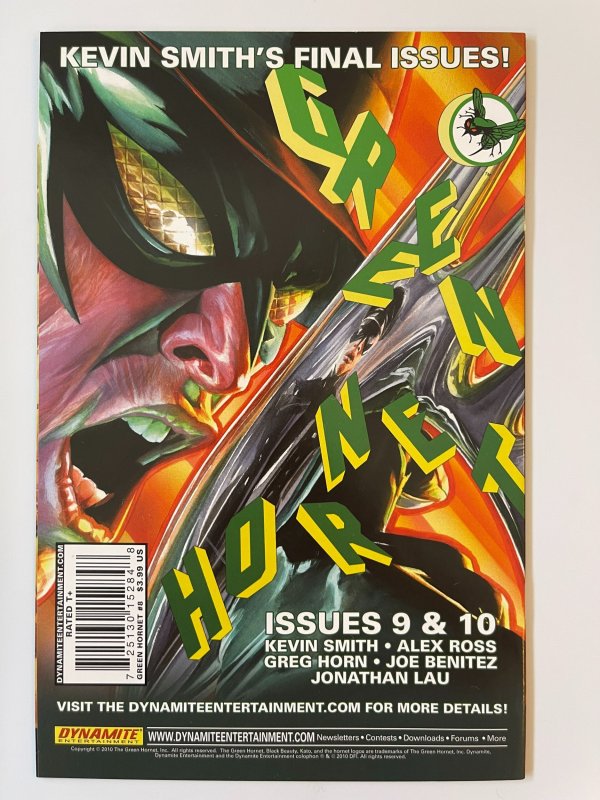 Green Hornet #8 - NM Joe Benitez Cover (2010)