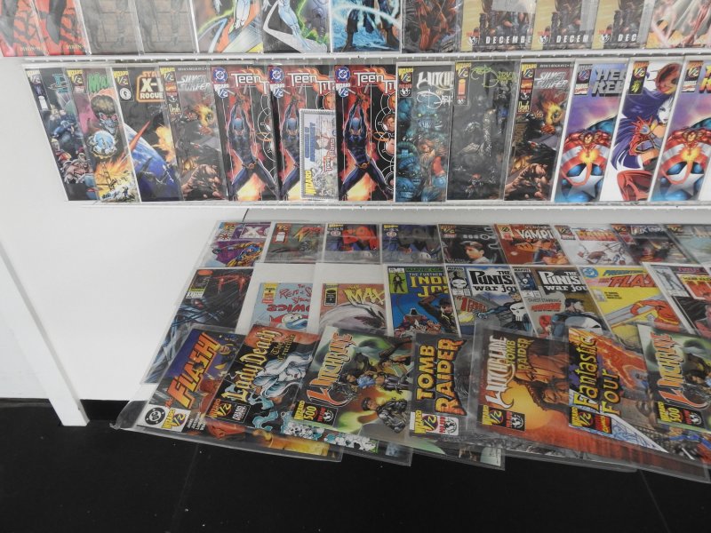 Huge Lot 170+ Comics W/ Wizard 1/2's, Book and Record Sets, +More! Avg V...