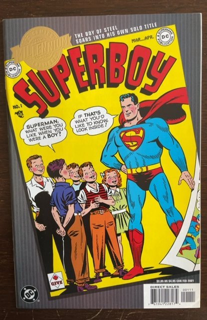 Superboy #1 Millennium Edition Cover (2001)