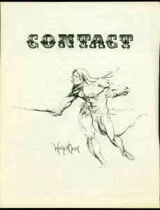 Contact ad zine fanzine 1968- Wrightson cover FN