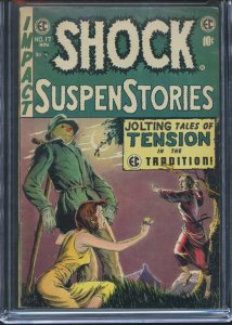 SHOCK SUSPENSTORIES #17 - CGC-6.5, OW-W - EC - Golden Age