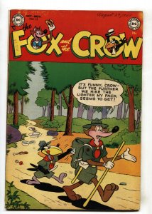 FOX AND THE CROW #12--1953--DC COMICS--FUNNY ANIMAL HUMOR--fn-