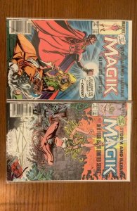 Magik #1-4 Mini Series NEWSSTAND EDITION