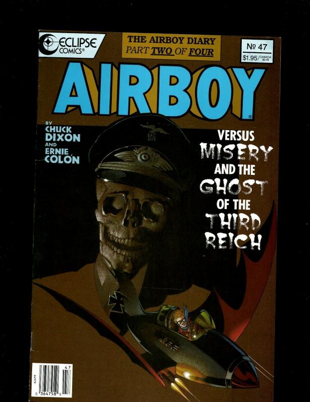 Lot of 12 Airboy Eclipse Comics Comic Books #38-48, Airboy Meets Prowler #1 JF21