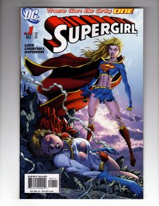 Supergirl #1 Newsstand - Ian Churchill / Norm Rapmund Cover (2005)  / MC#59