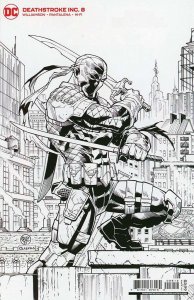 Deathstroke Inc. #8 (2nd) VF/NM ; DC | B&W Variant