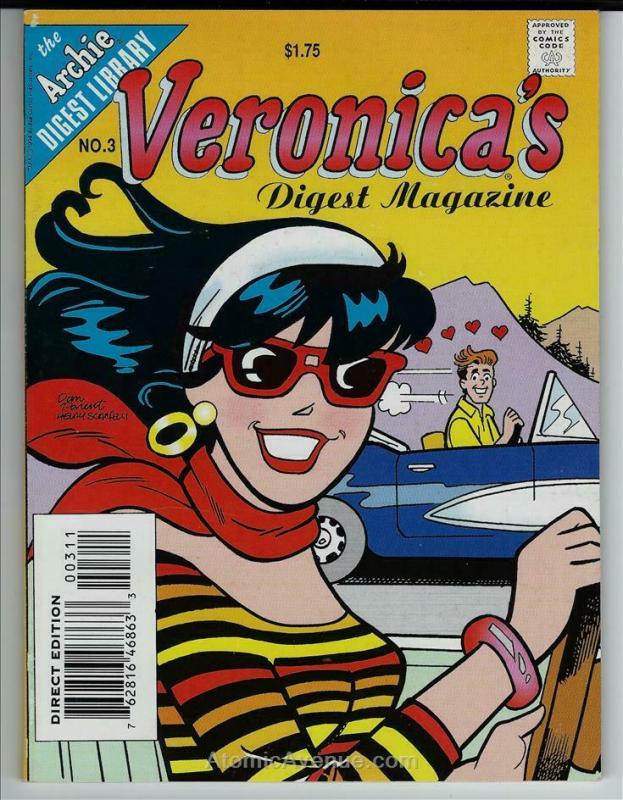 Veronica’s Digest Magazine #3 VF/NM; Archie | save on shipping - details inside 