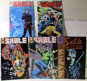 Sable Lot of 5 #8, 9, 10, 11, Return Hunter 1 (1988) First 1st Print Comic Books
