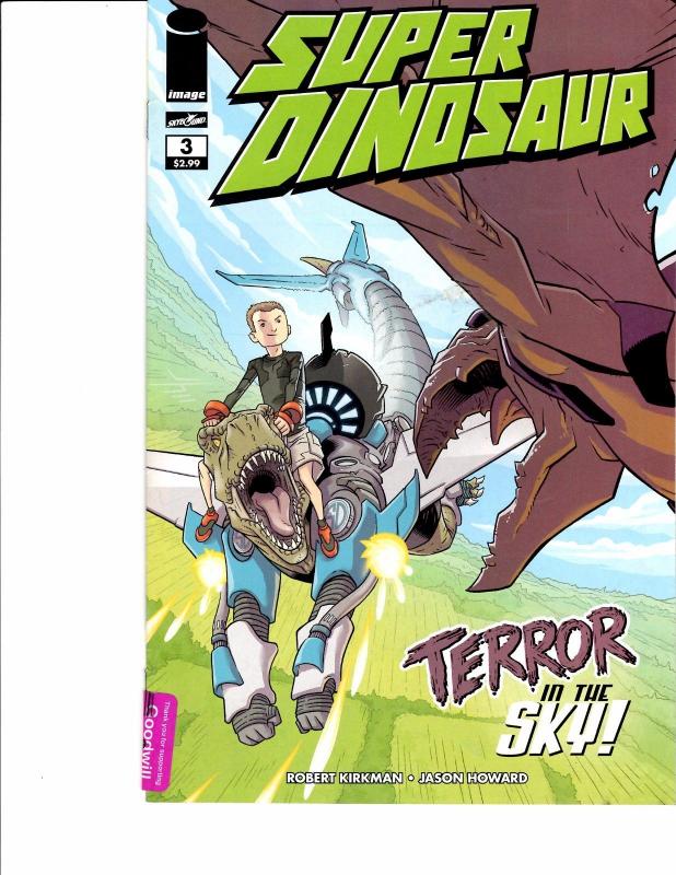 Lot Of 2 Image Comic Books Trencher #1 and Super Dinosaur #3 ON3