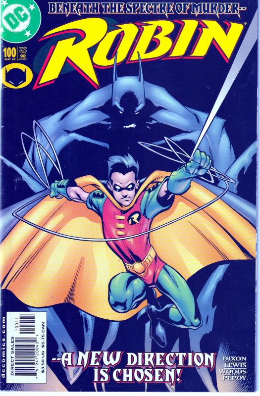 Robin(vol. 1) # 1,8-9,14,56,100 Knight's End, Troika, and Batman's New Costume !