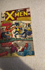 The X-Men #9 (1965)vs the avengers/Lucifer couple of very small water marks