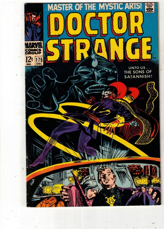 Doctor Strange #175 (1968) VF+ High-Grade Sons of Satanish Wow! BEANTOWN CERTIF!