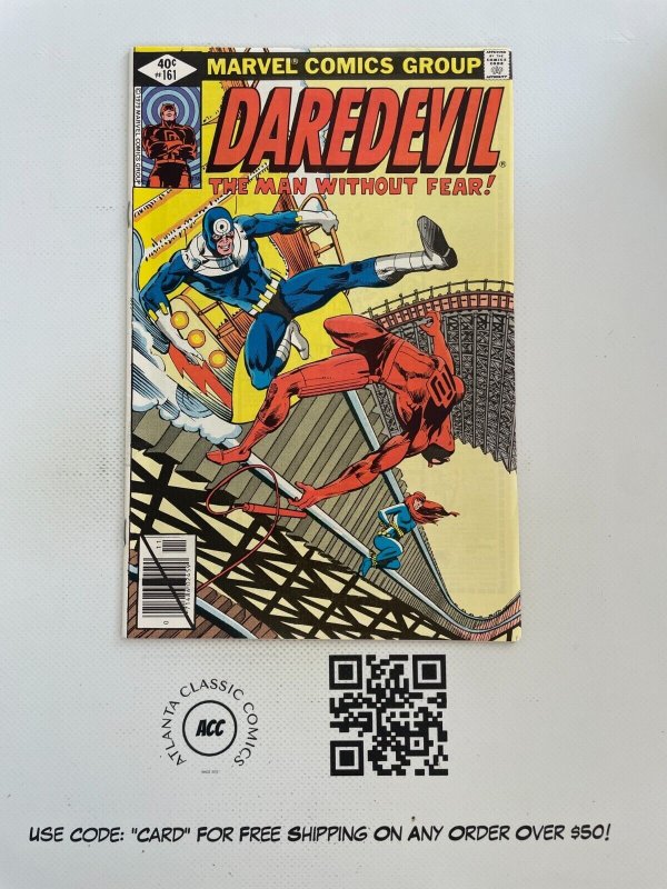 Daredevil # 161 NM Marvel Comic Book Bullseye Elektra Foggy Defenders 28 J899