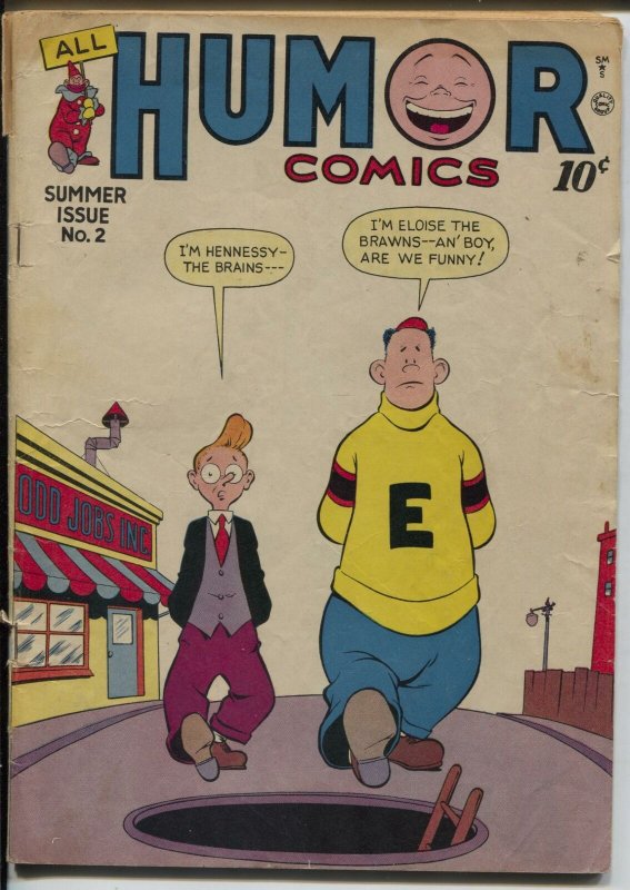 All Humor #2 1946-Quality-funny issue-Paul Gustavson-Al Stahl-G-