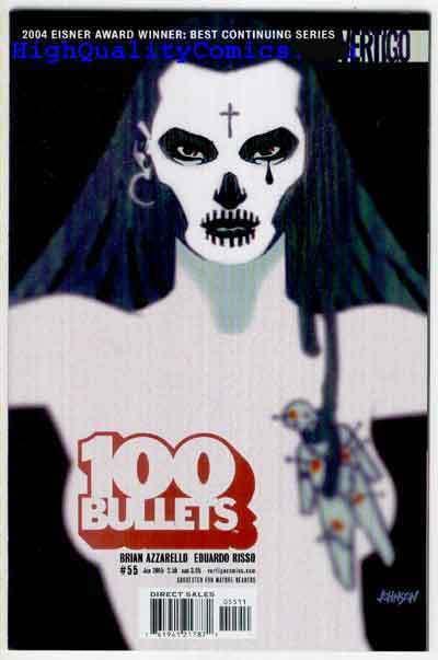 100 BULLETS #55, NM+, Brian Azzarello, Voodoo, Vertigo, more in store