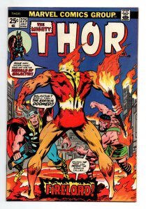 The Mighty Thor #225 - 1st appearance Firelord - KEY - 1974 - (-NM)