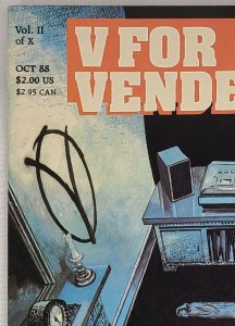 V For Vendetta 2 DC 1988 VF+ 8.5 Part 2 of 10 Series by Alan Moore