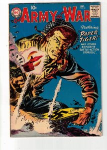 Our Army at War #65 (1957) FN 1st Paper Tiger! Kubert, Russ Heath Art Boca CERT!