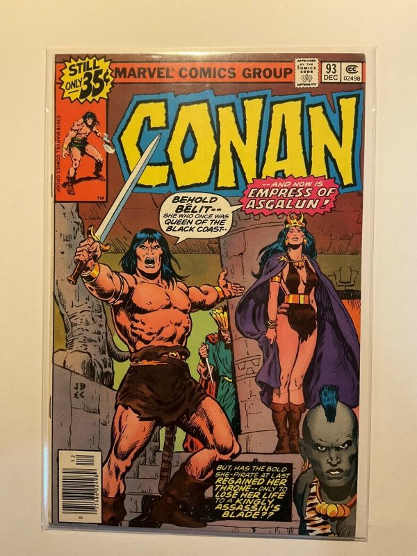 Conan The Barbarian 93 Near mint Nm Marvel  