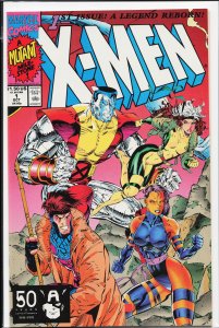 X-Men #1 Colossus and Gambit Cover (1991) X-Men [Key Issue]