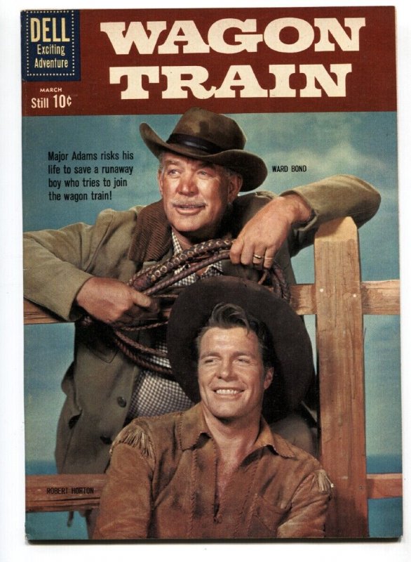 Wagon Train #8 1961- Dell TV Western- Robert Horton VF