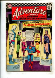 ADVENTURE COMICS #354 (4.5) THE LEGION OF SUPER-HEROES!! 1967