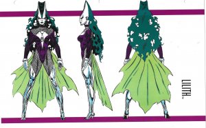 Official Handbook of the Marvel Universe Sheet- Lilith
