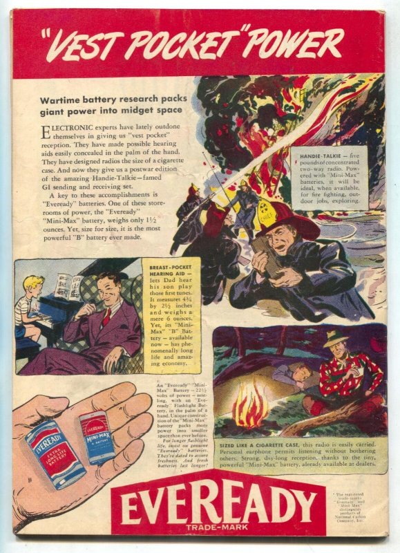 Modern Comics #46 1946- BLACKHAWK- Golden Age VG/F