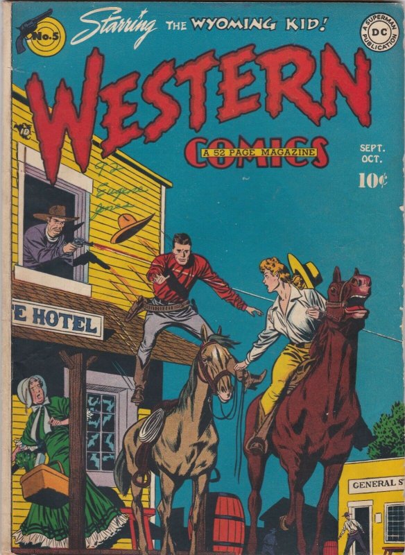 Western Comics 5 FN art by Alex Toth  (Oct. 1948)