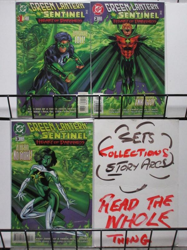 GREEN LANTERN & SENTINEL: HEART OF DARKNESS (DC,1998)#1-3 Multi-Generational GLs