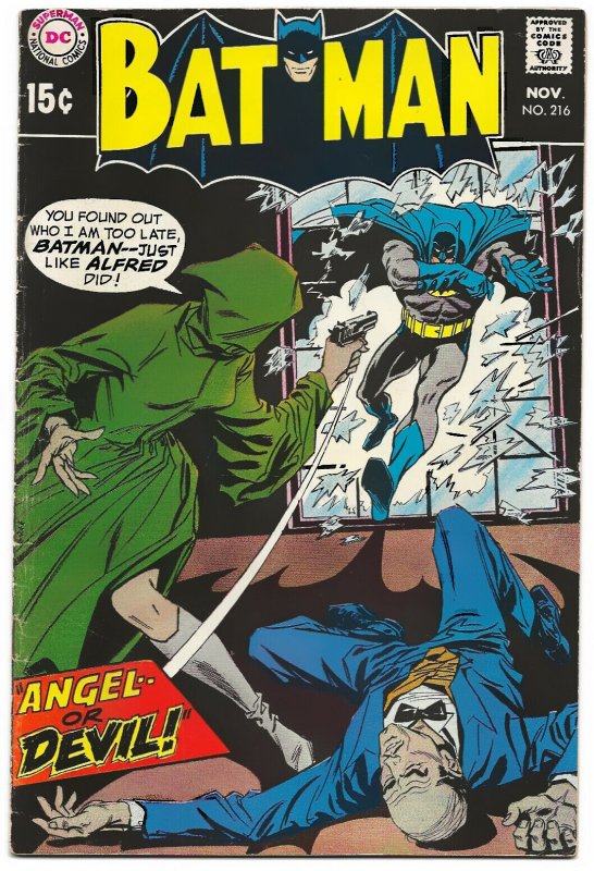 Batman #216 (1969) - Silver Age Key Comic, 1st Mention of the Pennyworth Name