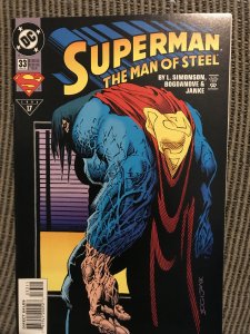 SUPERMAN MAN OF STEEL #33 : DC 5/94 NM-; Monster Supe story