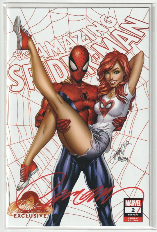 The Amazing Spider-Man #2 SIGNED by J. Scott Campbell Cover A (2018) with COA