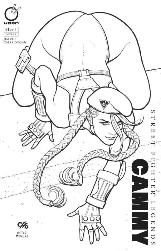 STREET FIGHTER LEGENDS CAMMY #1 FRANK CHO 1:20 SKETCH VARIANT COVER!