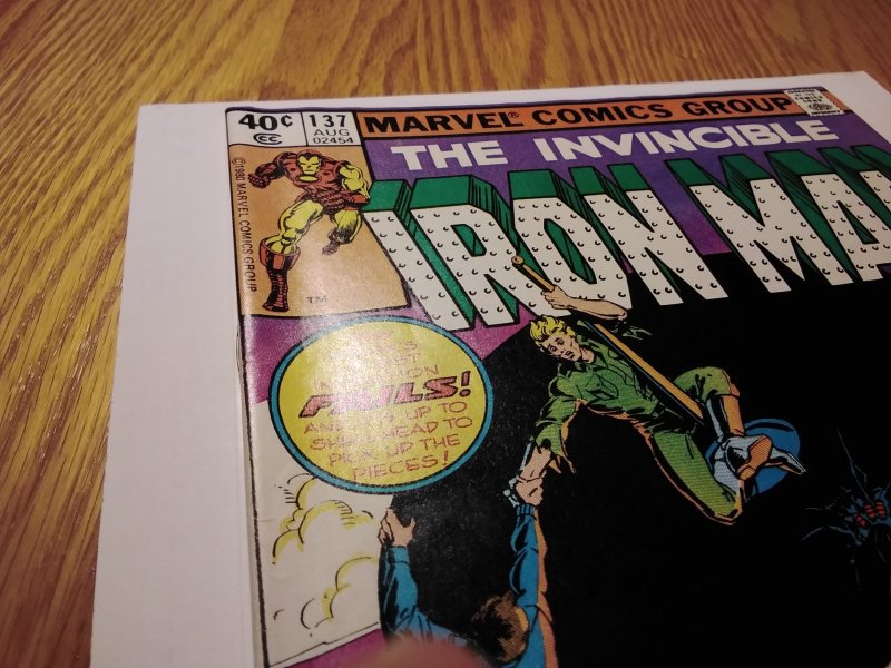 Iron Man #137 Newsstand Edition (1980)